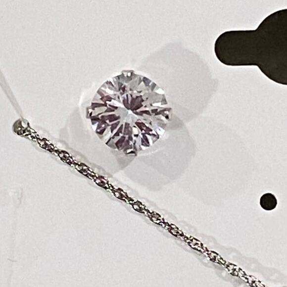 GIANI BERNINI Lab-Created Sapphire Earring Pendant Necklace Set Sterling Silver - Picture 4 of 4